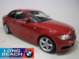 2009 Crimson Red BMW 1 Series 135i Coupe #23947519