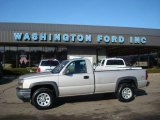 2006 Silver Birch Metallic Chevrolet Silverado 1500 Work Truck Regular Cab 4x4 #23917425