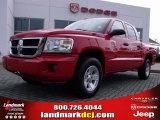 2008 Flame Red Dodge Dakota SLT Crew Cab #23943903