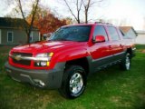 2002 Victory Red Chevrolet Avalanche Z71 4x4 #23913864