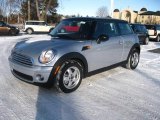 2010 Pure Silver Metallic Mini Cooper Hardtop #23944623