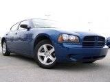 2009 Deep Water Blue Pearl Dodge Charger SE #23935603