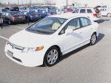 2007 Taffeta White Honda Civic LX Sedan #23921561