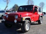 2005 Flame Red Jeep Wrangler Unlimited 4x4 #23917221