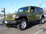 2007 Rescue Green Metallic Jeep Wrangler Unlimited X 4x4 #23932213