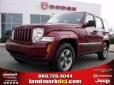 2008 Red Rock Crystal Pearl Jeep Liberty Sport #23943906