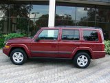 2008 Red Rock Crystal Pearl Jeep Commander Sport 4x4 #23926399