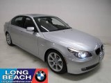2008 Titanium Silver Metallic BMW 5 Series 535i Sedan #23916232