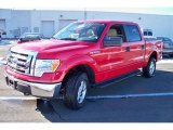 2009 Bright Red Ford F150 XLT SuperCrew 4x4 #23907411