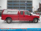 Red Ford F250 Super Duty in 1999