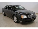 2002 Sable Black Cadillac DeVille Sedan #24145521