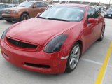 2004 Laser Red Infiniti G 35 Coupe #24140952