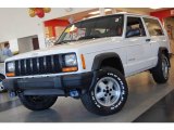 1999 Stone White Jeep Cherokee SE 4x4 #24194614