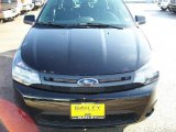 2010 Ebony Black Ford Focus SES Sedan #24256494