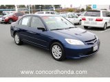 2004 Eternal Blue Pearl Honda Civic LX Sedan #24248130