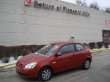 2008 Tango Red Hyundai Accent GS Coupe #24255104