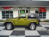 2008 Rescue Green Metallic Jeep Wrangler Sahara 4x4 #24264716