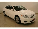 2010 Super White Toyota Camry LE #24269419