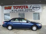 2002 Eternal Blue Pearl Honda Accord VP Sedan #24313371