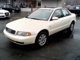 Pearl White Pearlescent Audi A4 in 1998