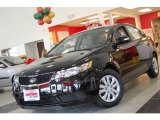 2010 Ebony Black Kia Forte EX #24319091