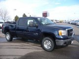 2010 Midnight Blue Metallic GMC Sierra 2500HD SLT Crew Cab 4x4 #24354789