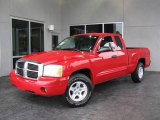 2005 Flame Red Dodge Dakota Laramie Club Cab 4x4 #24363375