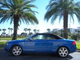 2005 Sprint Blue Pearl Effect Audi S4 4.2 quattro Cabriolet #24363356