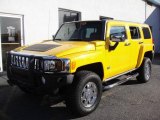 2007 Yellow Hummer H3  #24363427