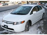 2007 Taffeta White Honda Civic LX Sedan #24363527