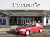 1998 Inza Red Pearl Honda Civic LX Sedan #24363556