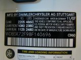 2008 SL Color Code for Alabaster White - Color Code: 960