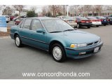 1991 Hampshire Green Metallic Honda Accord EX Sedan #24387415