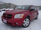 2008 Inferno Red Crystal Pearl Dodge Caliber SXT #24387436