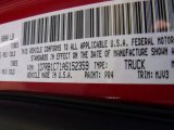 2010 Ram 1500 Color Code for Flame Red - Color Code: PR4