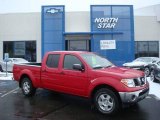 2007 Red Alert Nissan Frontier SE Crew Cab 4x4 #24387875