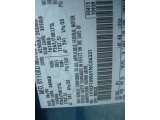 2000 F150 Color Code for Island Blue Metallic - Color Code: R1