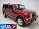 2006 Inferno Red Pearl Jeep Commander 4x4 #24436750