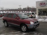 2003 Merlot Red Hyundai Santa Fe GLS 4WD #24493321