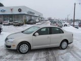 2010 White Gold Metallic Volkswagen Jetta S Sedan #24493542