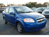 2008 Bright Blue Metallic Chevrolet Aveo LS Sedan #24493266