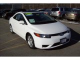 2007 Taffeta White Honda Civic EX Coupe #24493416