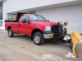 2006 Red Clearcoat Ford F250 Super Duty XL Regular Cab 4x4 #24493172