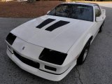 White Chevrolet Camaro in 1986