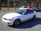 2010 Performance White Ford Mustang V6 Premium Convertible #24493656
