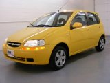 2006 Summer Yellow Chevrolet Aveo LS Hatchback #24493701