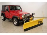 2005 Flame Red Jeep Wrangler X 4x4 #24493750
