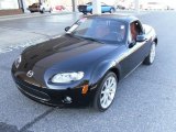 2008 Brilliant Black Mazda MX-5 Miata Grand Touring Hardtop Roadster #24493816