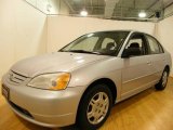 2002 Satin Silver Metallic Honda Civic LX Sedan #24493976