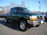 1999 Amazon Green Metallic Ford Ranger XLT Extended Cab 4x4 #24588648